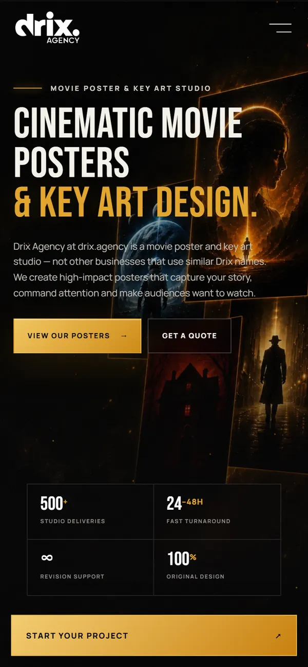Drix Agency on a phone